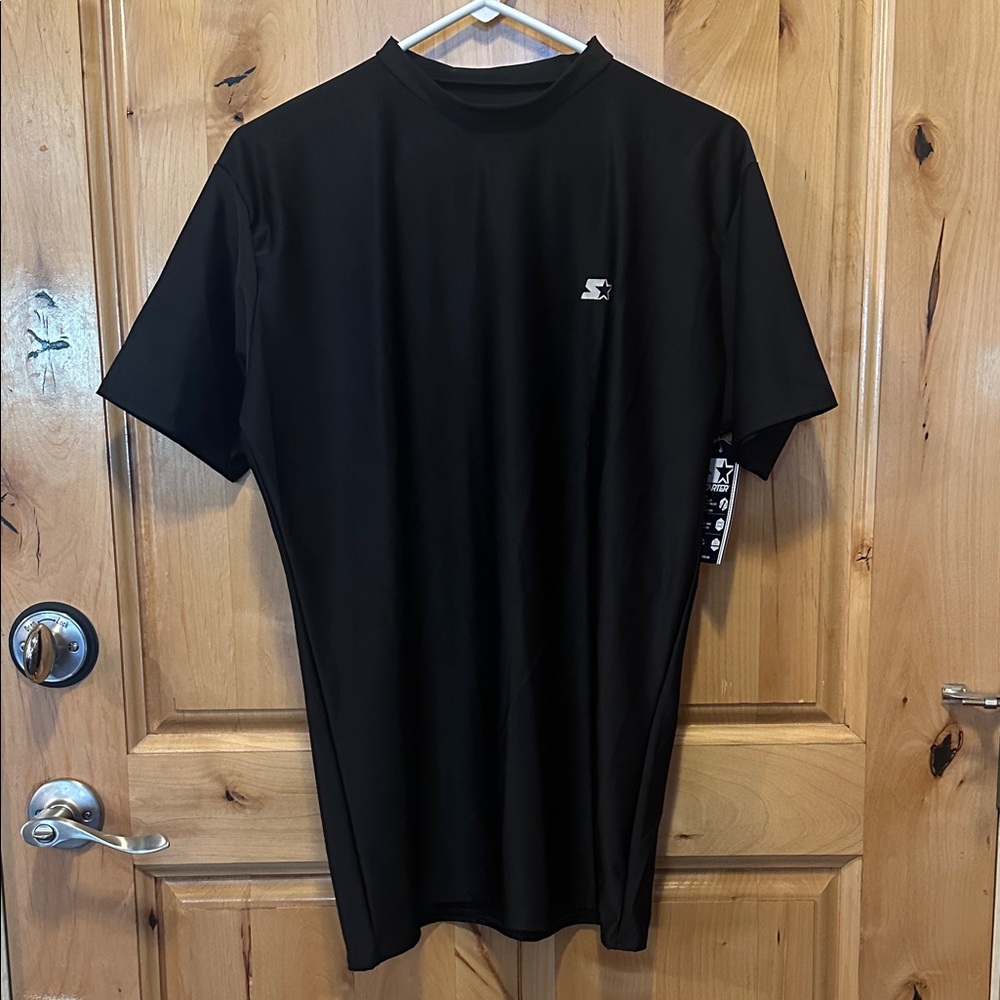 Black Men's Starter Compression T-Shirt 3XL